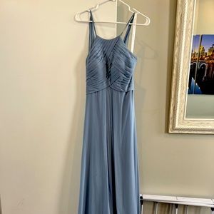 Azazie ginger dress size A2, worn gently once. Color dusty blue